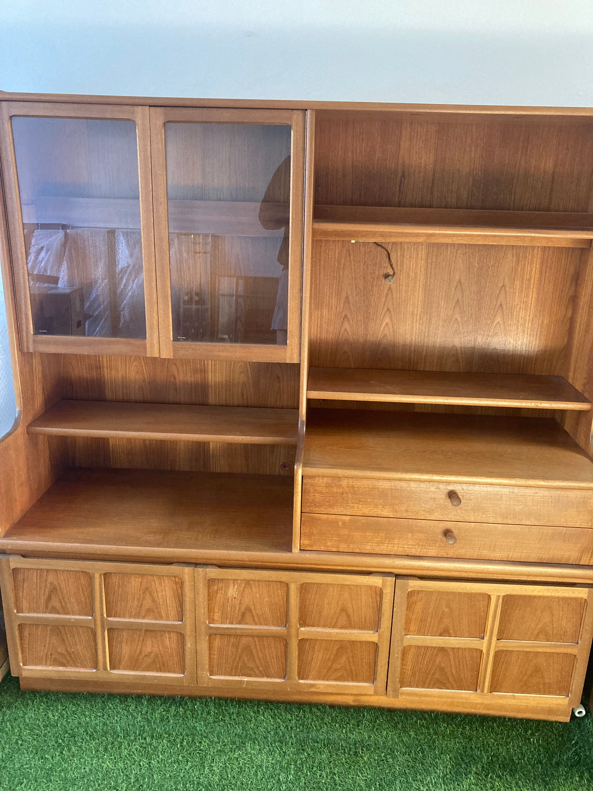 Nathan Teak Wall Unit Sideboard Vintage 70s Retro Mid Century FREE GB Delivery🚚