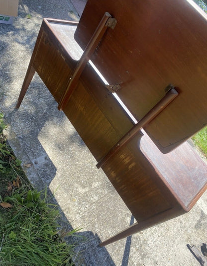 Stag Mid Century Dressing Table Mirror / Desk Vintage Teak
